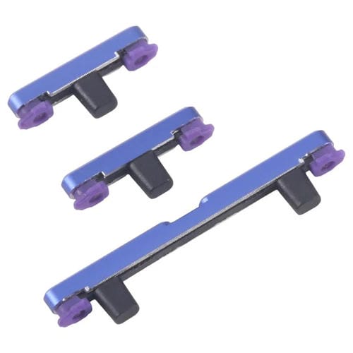 Para Motorola Edge 60 Pro 10 pares de botones de encendido y control de volumen (azul)