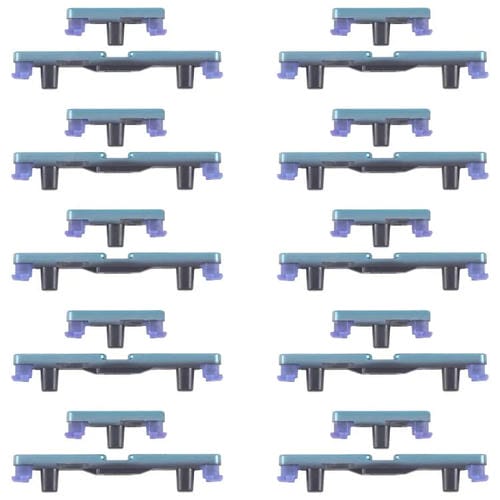 Para Motorola Edge 60 Fusion 10 pares de botones de encendido y control de volumen (verde)