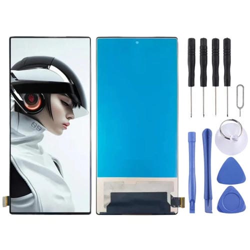 Pantalla LCD TFT con digitalizador completo para ZTE Nubia RedMagic 9 Pro / 9 Pro+ / 9S Pro / 9S Pro+ (no compatible con identificación de huellas dactilares)