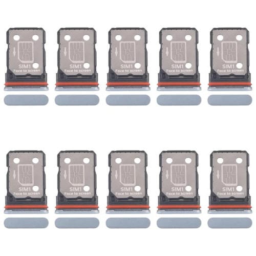 Bandeja para tarjeta SIM original (10 unidades) + bandeja para tarjeta SIM (azul) para OPPO F29 Pro