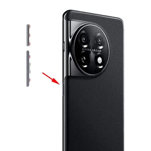 Para OnePlus 11: Botón de encendido y botón de control de volumen (negro)