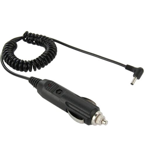 Adaptador de Fuente de Alimentación 2A 3.5mm Enchufe Cargador Cable en Espiral Longitud 40-140cm
