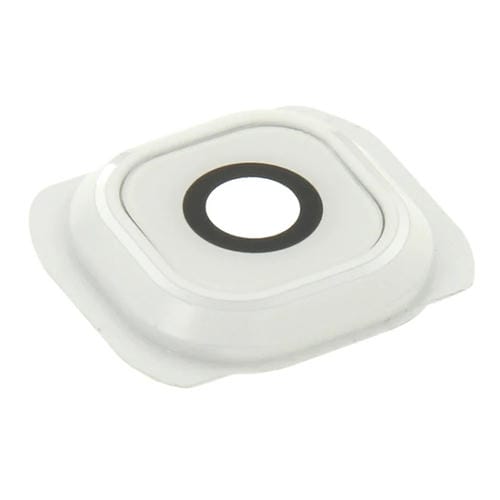 Housse d'objectif d'appareil photo arrière Samsung Galaxy S6 (Blanc)