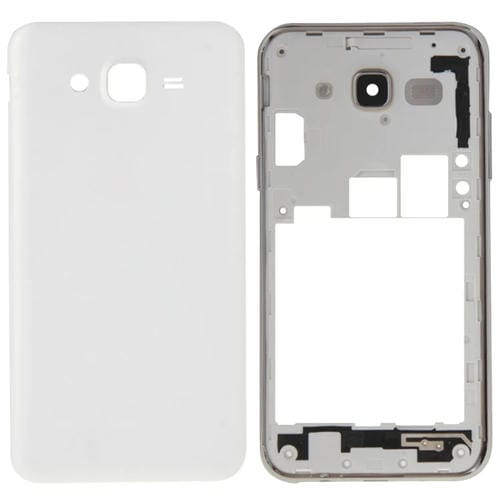 Full Cover Case Samsung Galaxy J5 Bezel and Back Cover (White)