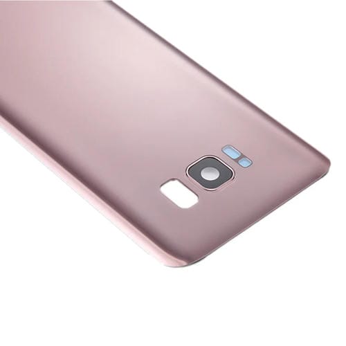 Copertura posteriore della batteria Samsung Galaxy S8/G950 con obiettivo della fotocamera e adesivo (Rosa oro)