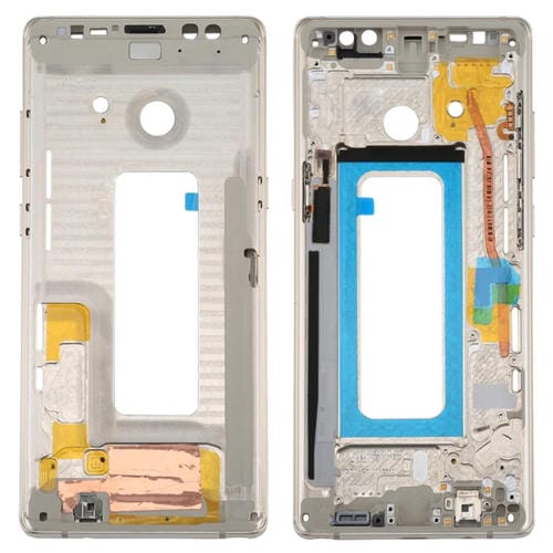Carcasa Frontal LCD Samsung Galaxy Note 8 N950 Marco Bisel Placa (Oro)