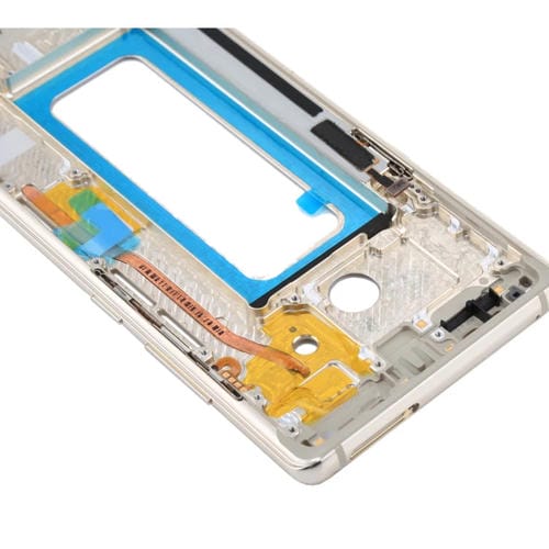 Carcasa Frontal LCD Samsung Galaxy Note 8 N950 Marco Bisel Placa (Oro)