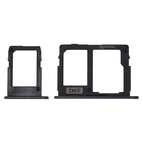 Tabuleiro de cartão SIM e Micro SD Samsung Galaxy J3/J5/J7 SIM Única/J330/J530/J730 (Preto)