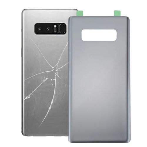 Rückseite der Batterieabdeckung Samsung Galaxy Note 8 mit Klebstoff (Silber)