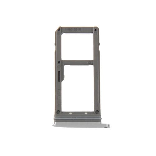 Plateau Carte SIM et Micro SD Samsung Galaxy S7 Edge/G935 (Argent)