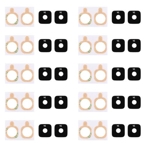 Copertura della lente della fotocamera posteriore Samsung Galaxy Alpha/G850 con adesivo (10 pezzi)