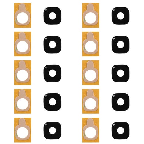 Cubierta de Lente de Cámara Trasera con Adhesivo Samsung Galaxy J3 / J320 - (10 Piezas)