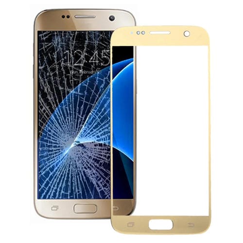 Frontbildschirm Samsung Galaxy S7/G930 Außenglaslinse (Gold)