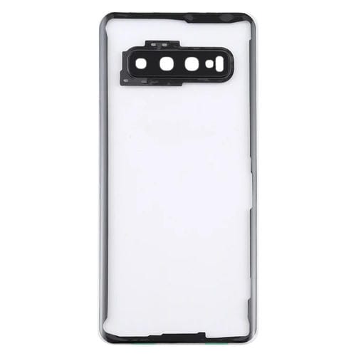 Rückseite Samsung Galaxy S10 G973 Batterieabdeckung mit Kameraglas (Transparent)