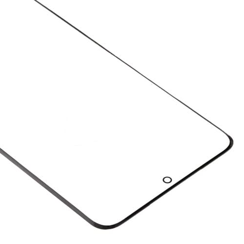 Obiettivo in vetro esterno Samsung Galaxy S20 Schermo frontale (Nero)