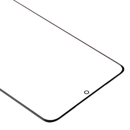 Outer Glass Lens Screen Samsung Galaxy S20+ (Black) Front