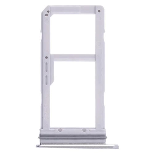 Plateau de carte SIM et Micro SD Samsung Galaxy S7 Edge (Blanc)