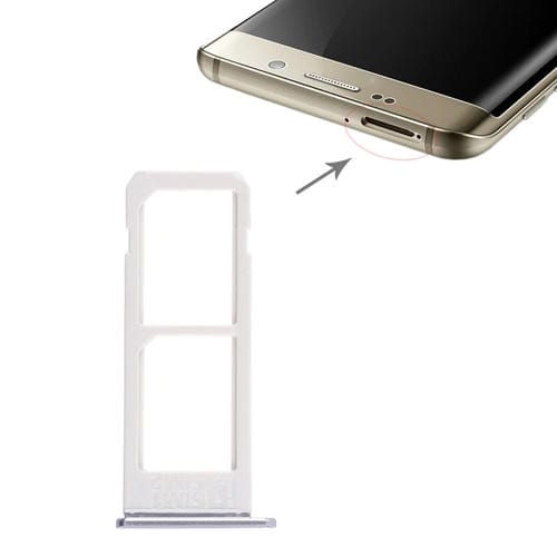 Dual-SIM-Kartenfach für Samsung Galaxy S6 Edge Plus/S6 Edge+ (Grau)