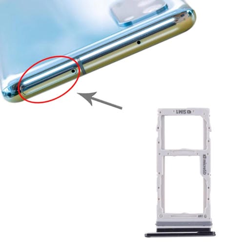 Plateau de carte SIM et Micro SD Samsung Galaxy S20 (Noir)