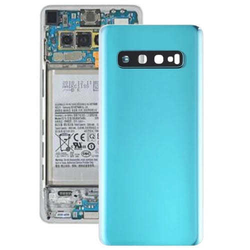 Rückseite der Batterieabdeckung mit Kameraglas Samsung Galaxy S10 (Grün)