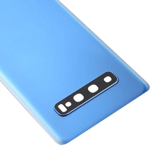 Cover posteriore della batteria Samsung Galaxy S10 con obiettivo della fotocamera (blu)