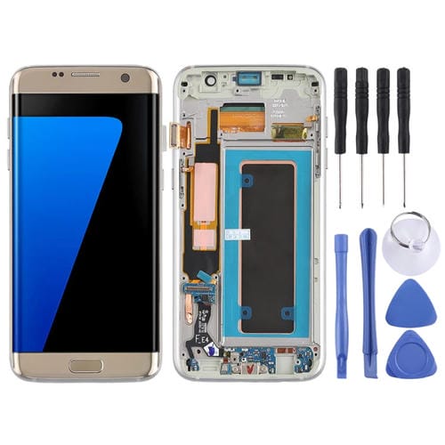 Écran LCD Samsung Galaxy S7 Edge/G935F/G935FD Super AMOLED/(Doré)