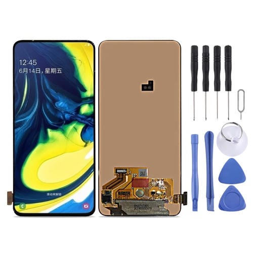 Pantalla Completa Samsung Galaxy A80 A90 A805F Original Super AMOLED (Negro)