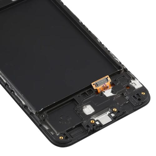 LCD-Bildschirm Super AMOLED Samsung Galaxy A20 mit Rahmen