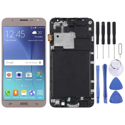 Pantalla TFT Completa Samsung Galaxy J7 J700F con Marco (Oro)