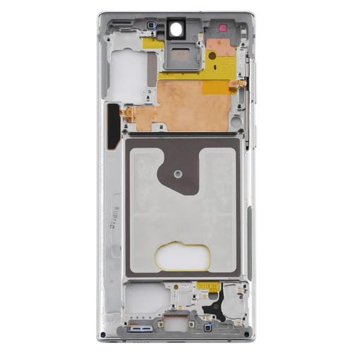 Meio Bisel de Moldura para Samsung Galaxy Note 10 (Prateado)