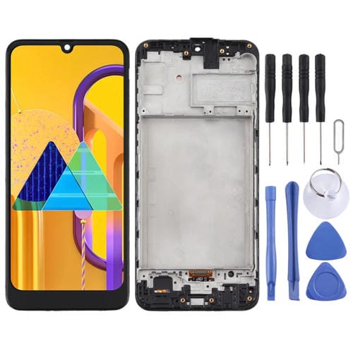 Pantalla TFT Completa Samsung Galaxy M30s con Marco (Negro)