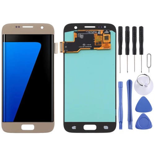 LCD OLED-Bildschirm Samsung Galaxy S7 (Gold)