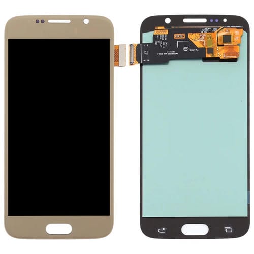 LCD OLED-Bildschirm Samsung Galaxy S6 (Gold)