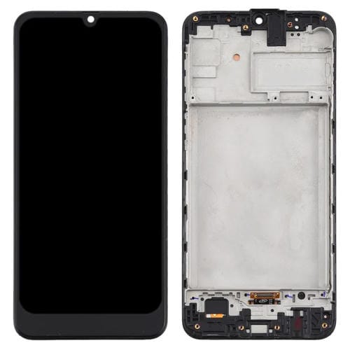 Écran TFT LCD Samsung Galaxy M21/SM-M215 avec Cadre (Noir)
