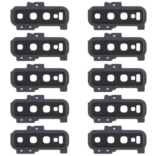 Housse d'objectif d'appareil photo Samsung Galaxy S10+ (10 pièces) (Noir)