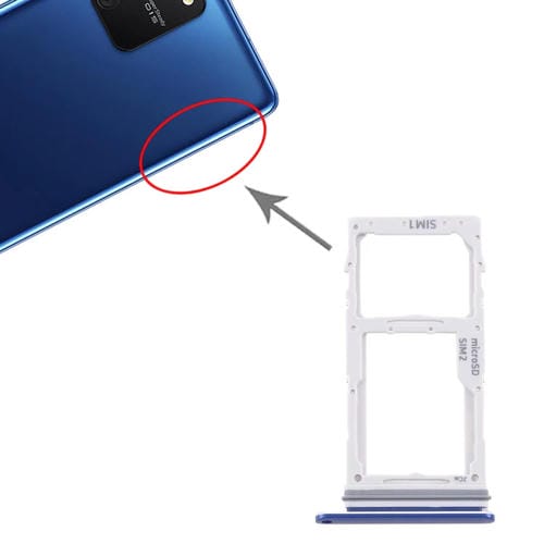 Bandeja de Tarjeta SIM y Micro SD Samsung Galaxy S10 Lite SM-G770 (Azul)