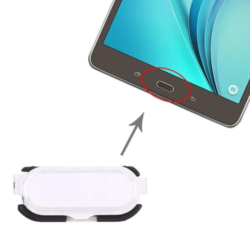 Tecla de Início Samsung Galaxy Tab A 8.0 SM-T350/T355 Função (Branco)