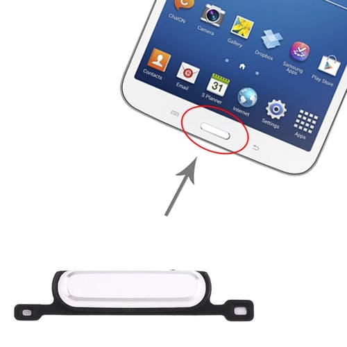 Home Button Samsung Galaxy Tab 3 8.0 SM-T310/T311/T315 (White)