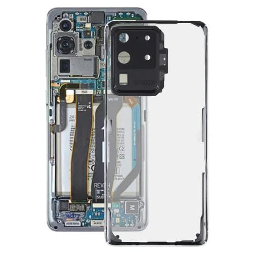 Tappo Posteriore in Vetro Samsung Galaxy S20 Ultra (SM-G988) Batteria (Trasparente)