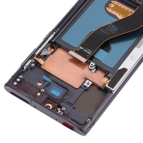 Pantalla Completa Samsung Galaxy Note 10 / 5G SM-N971 / N970 con Marco (Negro)