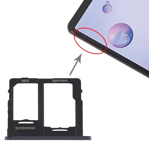 Plateau de carte SIM et Micro SD Samsung Galaxy Tab A 8.4 SM-T307U (Noir)