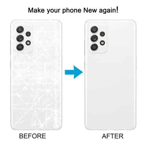 Couvercle arrière de batterie avec couvercle de lentille d'appareil photo Samsung Galaxy A52 5G/A52 4G