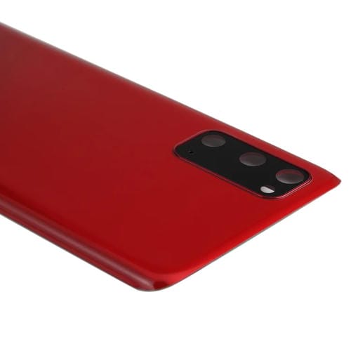 Couvercle arrière de batterie avec lentille d'appareil photo Samsung Galaxy S20 (Rouge)