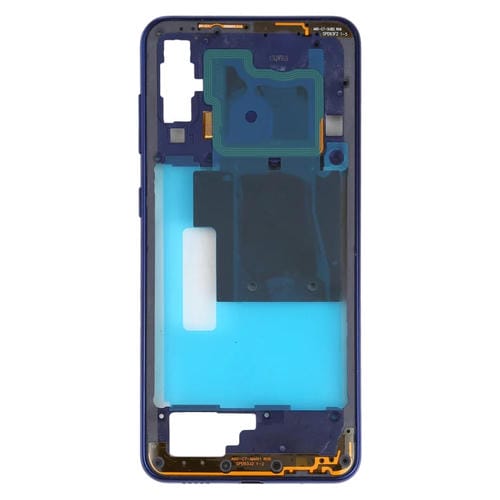 Cadre Moyen Biseauté Plaque Samsung Galaxy A60 (Bleu)