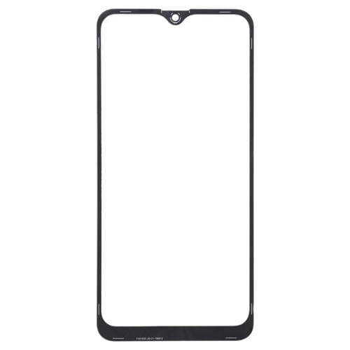 Obiettivo in vetro Schermo esterno anteriore Samsung Galaxy A10s (Nero) - Pacco di (10 pezzi)