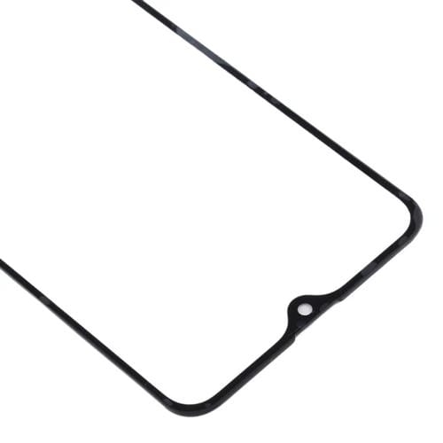 Obiettivo in vetro Schermo esterno anteriore Samsung Galaxy A10s (Nero) - Pacco di (10 pezzi)