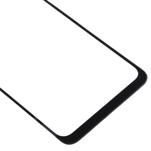 Obiettivo in vetro Schermo esterno anteriore Samsung Galaxy A10s (Nero) - Pacco di (10 pezzi)