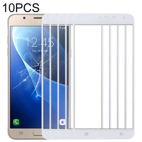 Glass Lens Outer Screen Samsung Galaxy J7 White (10 Units)