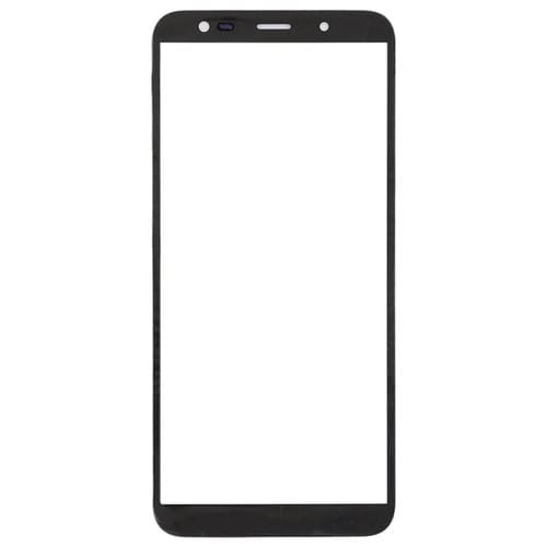 Glasaußenbildschirmobjektiv Samsung Galaxy J6 J600F/DS J600G/DS (Schwarz)