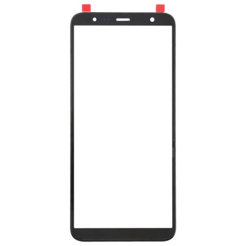 Outer Glass Lens Screen for Samsung Galaxy J4+/J6+/J610 (10 Pieces) (Black)